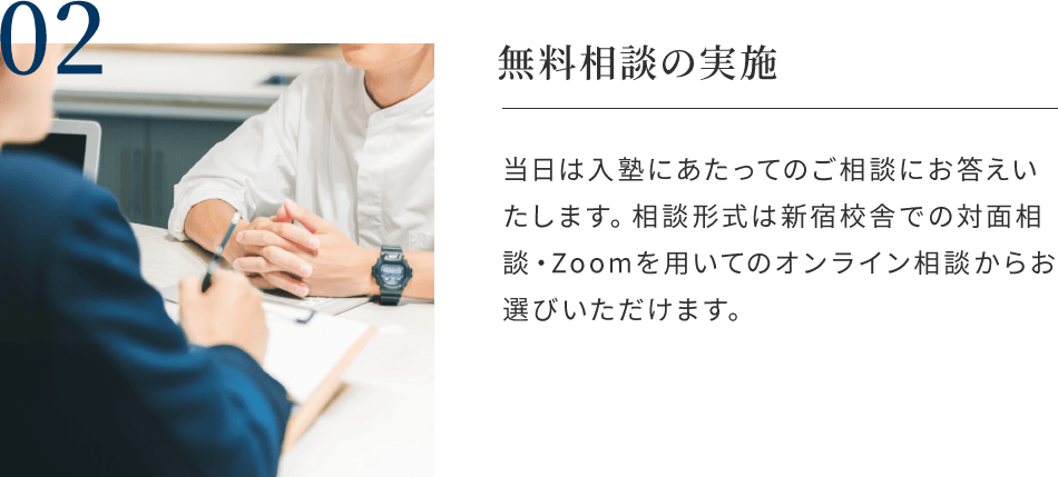 無料相談の実施